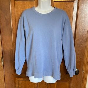 Lululemon Boyfriend Crew sweatshirt work out / gym Blue in color Size Medium